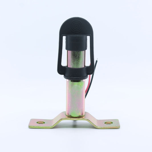 Base o soporte metálico para la instalación de luz rotativa o baliza de emergencia, diseñado para montaje vertical en tractores y maquinaria agrícola.