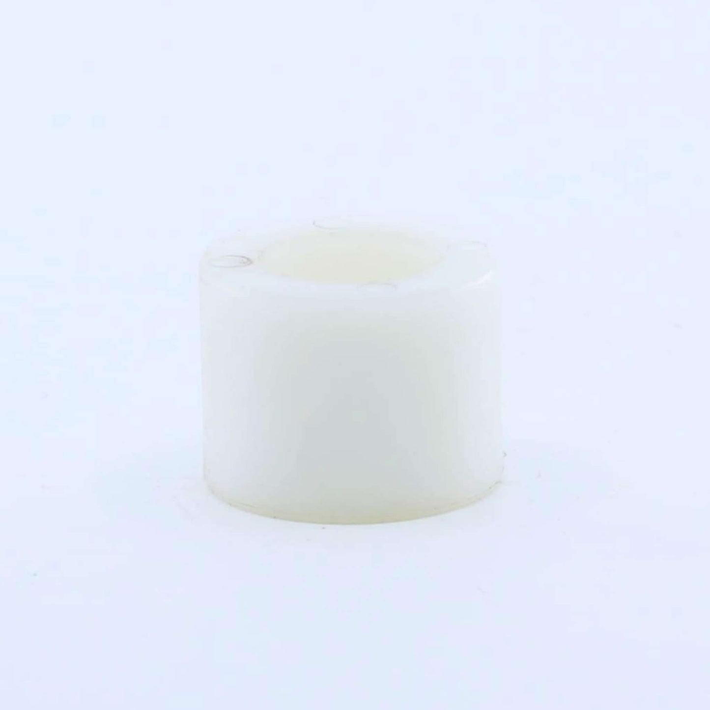 Casquillo de fricción cilíndrico de nylon blanco macizo para remolque autocargador de forraje, con diámetro interior de 19 mm, exterior de 31 mm y largo de 24 mm.