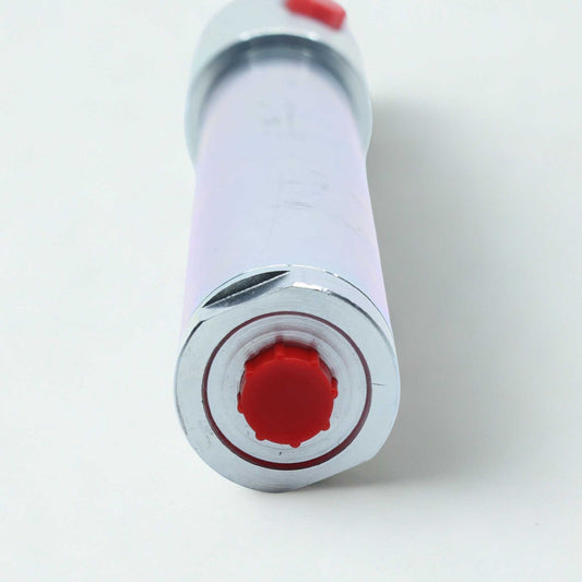 Cilindro hidráulico de doble efecto, marca RIV, para el accionamiento de tajaderas de de 4" (100mm), 5" (125mm) y 6" (150mm) de diámetro en cisternas o cubas de purín.