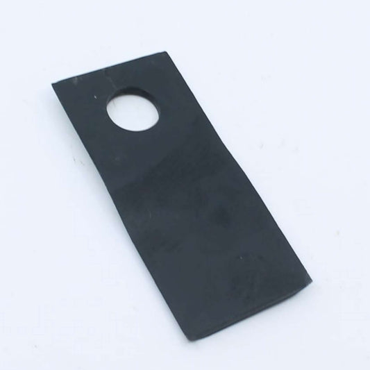 Cuchilla de corte derecha adaptable para segadora Kuhn. Giro horario, referencia 55903310 y medidas 107 x 45 mm.