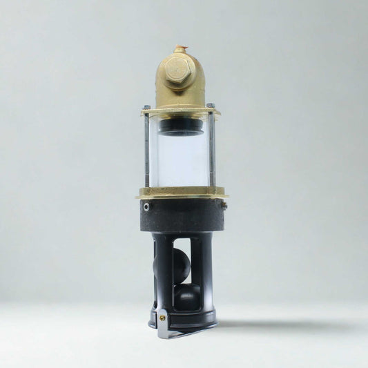 Válvula de llenado, anti-desbordamiento o decantador Riv con doble bola de cierre y visor para protección de bomba de vacío. Diámetro de toma de 60 mm para cisterna o cuba de purín.