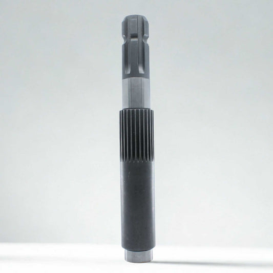 Eje principal original Bondioli & Pavesi para grupo 3150 de desbrozadora. Relación de transmisión 1:1. Repuesto reforzado para transmisiones de gran potencia.