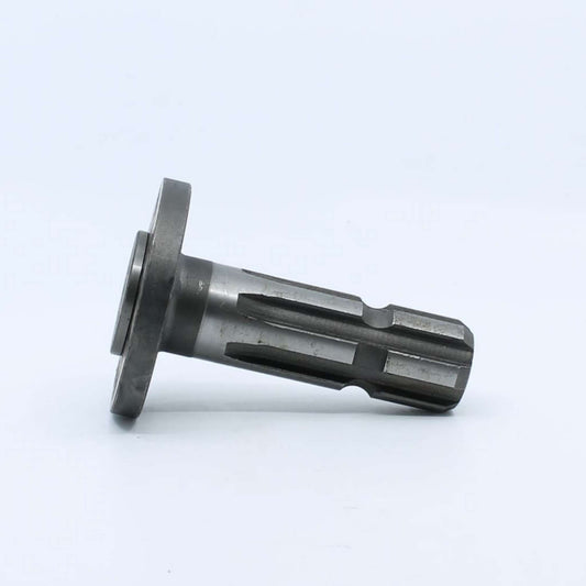 Eje estriado de 1 3/8 pulgadas Z6 con plato de fijación multitaladro para toma de fuerza de tractores Same, Lamborghini y Hürlimann. Referencia 0.167.3660.0/30.