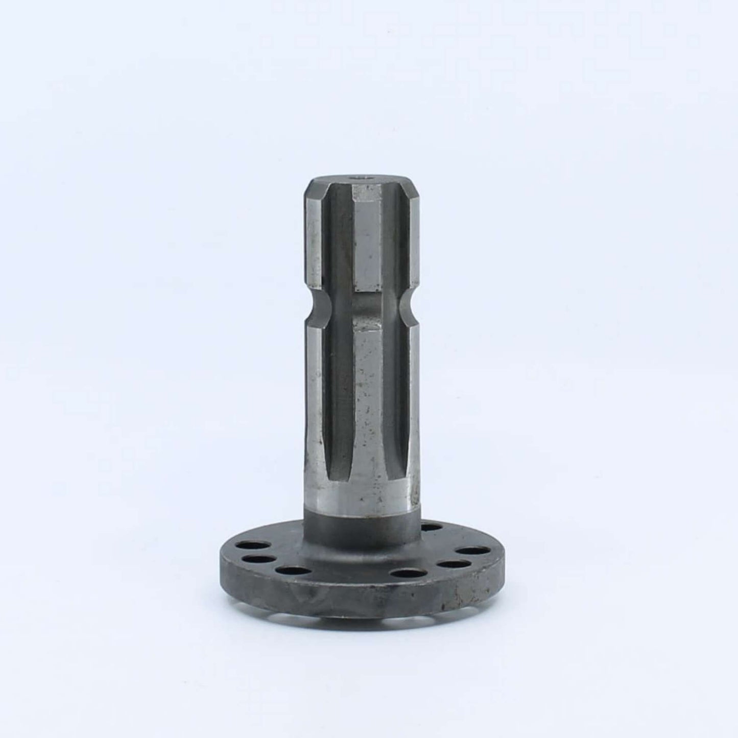 Eje estriado de 1 3/8 pulgadas Z6 con plato de fijación multitaladro para toma de fuerza de tractores Same, Lamborghini y Hürlimann. Referencia 0.167.3660.0/30.