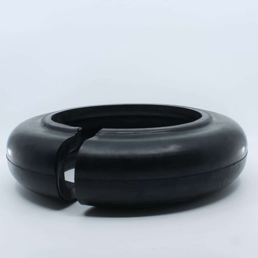 Flector elástico de caucho UNE M8 66/75 para desbrozadora con diámetro interior de 200 mm, exterior de 320 mm y grosor de 90 mm.