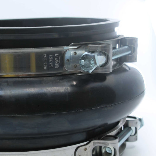 Flector o junta flexible Riv de 200 mm (8 pulgadas) para la conexión del tubo de la cisterna o cuba de purín.