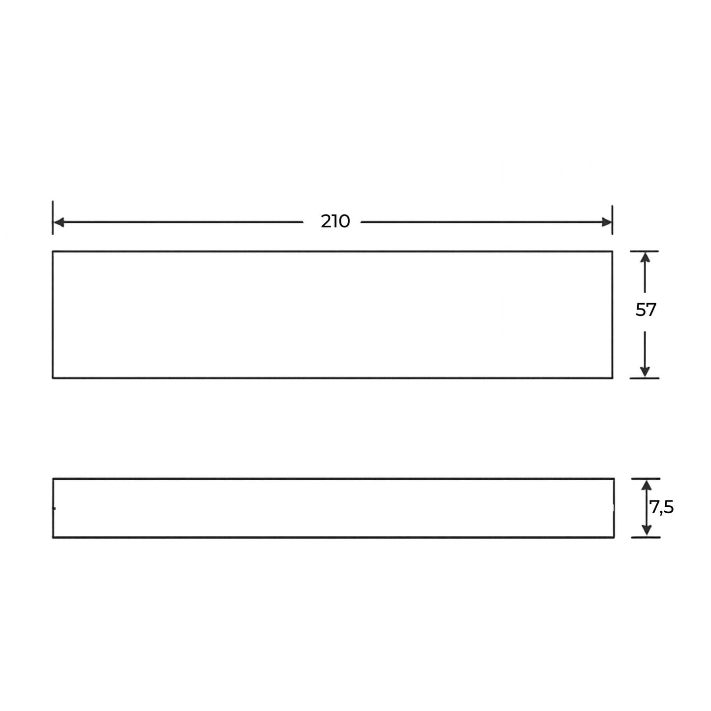Juego de 4 paletas (repuesto) con medidas 210 x 57 x 7,5 mm para bombas de vacío Hertell modelos KD y KDP 4.000, utilizado en cisternas de purín agrícolas.