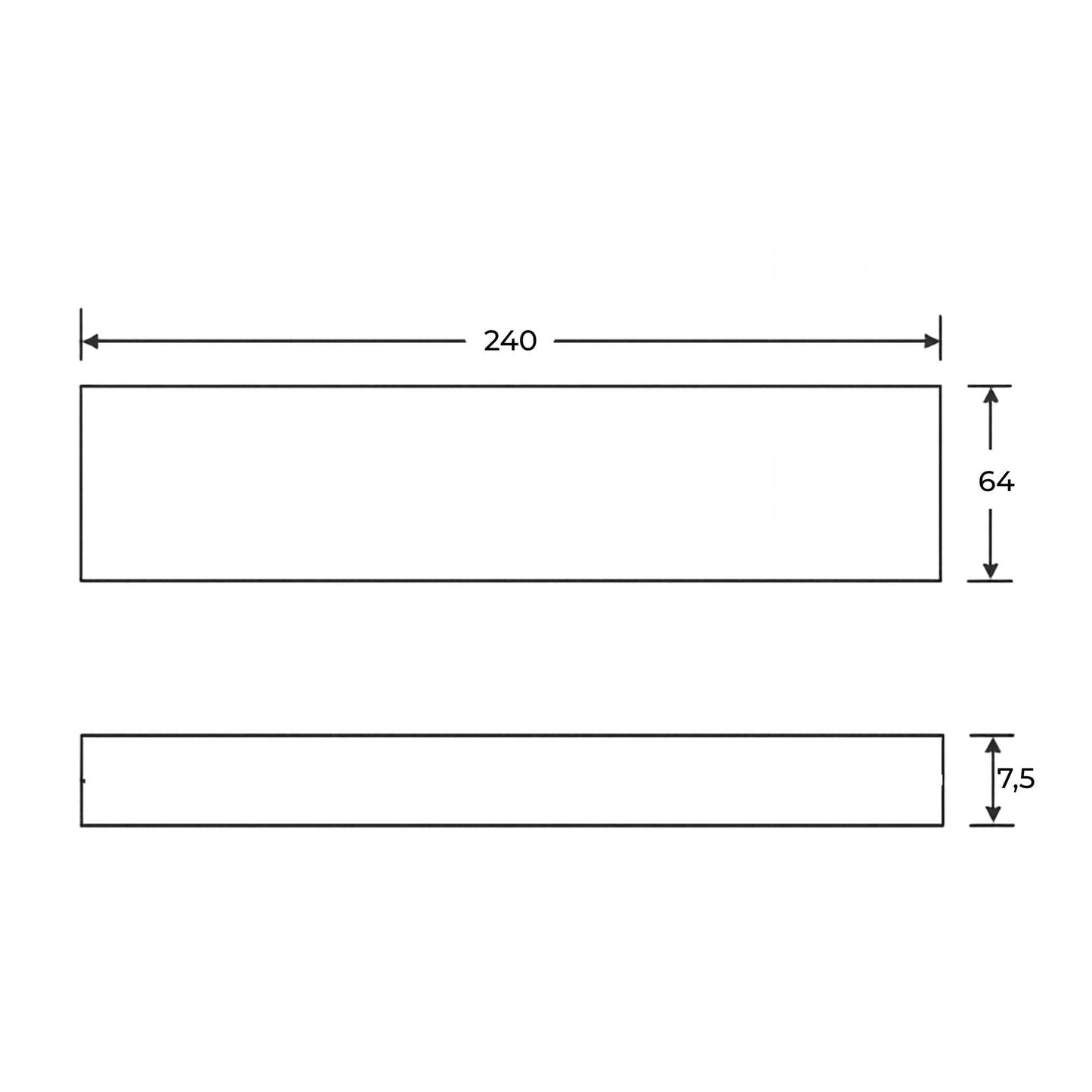 Juego de 6 paletas (repuesto) con medidas 240 x 64 x 7,5 mm para bombas de vacío Hertell modelos KD y KDP 6.500, utilizado en cisternas de purín agrícolas.