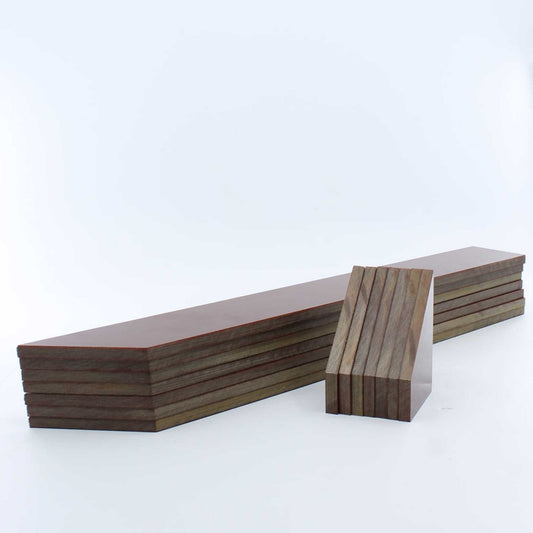 Juego de 7 paletas para depresor Carruxo. Medidas: 375 x 46 x 6,5 mm. Recambio original.