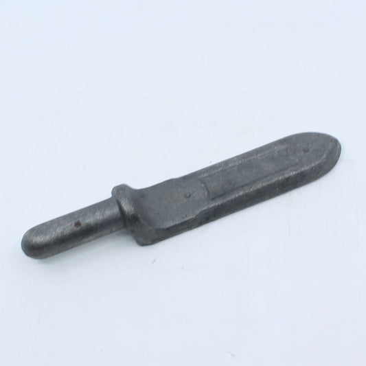 Macho de bisagra forjado con pasador de 19 mm y pala de 135 x 35 mm para soldar en remolque.