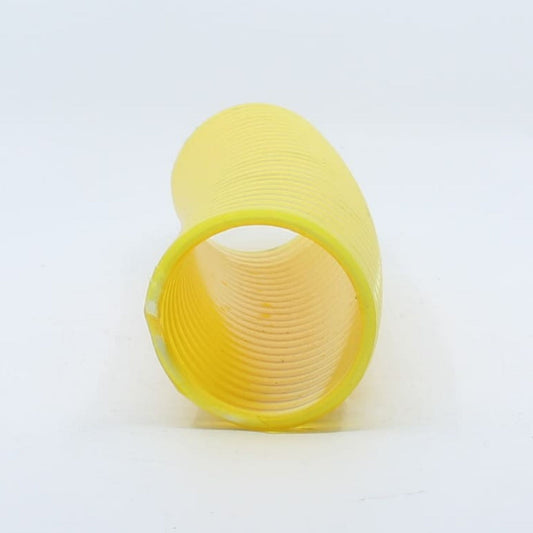 Manguera de aspiración flexible espiralada color amarillo de diámetro interior de 100 mm para riego y trasvase de agua.