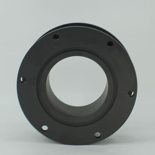 Nudo girable o racor giratorio para brazo de carga de cuba de purín con brida y junta. Diámetro 150 mm (6 pulgadas).