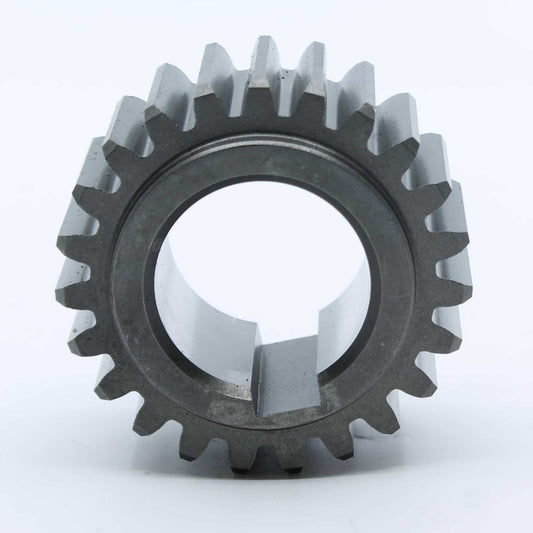 Piñón de 23 dientes (Z23) con chavetero ancho para depresores Battioni Pagani series MEC 6500, 8000, 9000, 11000 y 13500. Fabricación original Bondioli & Pavesi para alta resistencia.