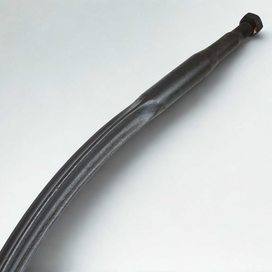 Púa carga pacas curvada (diente o pincho para fardos) de 670 x 35 mm. Acero forjado de alta resistencia.