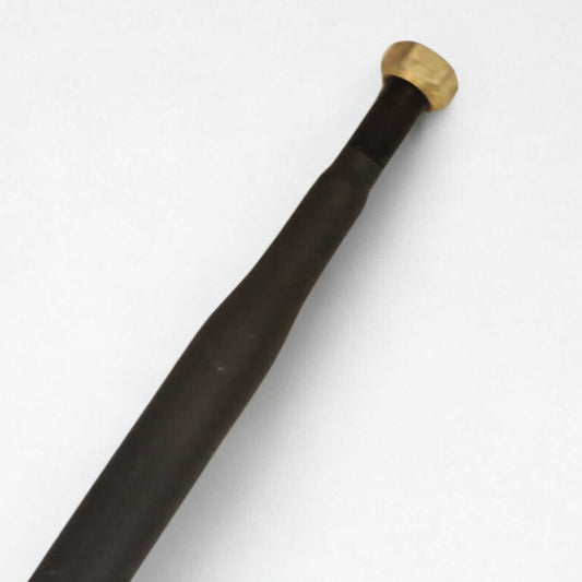 Púa carga pacas reforzada (diente o pincho para fardos). Longitud 1100 mm y diámetro 35 mm. Acero forjado.