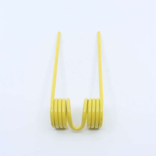 Púa de pick-up para rotoempacadora John Deere de primer tipo. Fabricada por La Spirale en Italia, recambio compatible de alta resistencia, referencia CC21386.