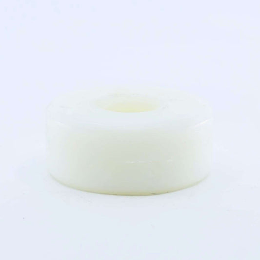 Rodillo de nylon blanco macizo para escala o cadena de remolque autocargador de forraje, con agujero interior de 20 mm de diámetro.
