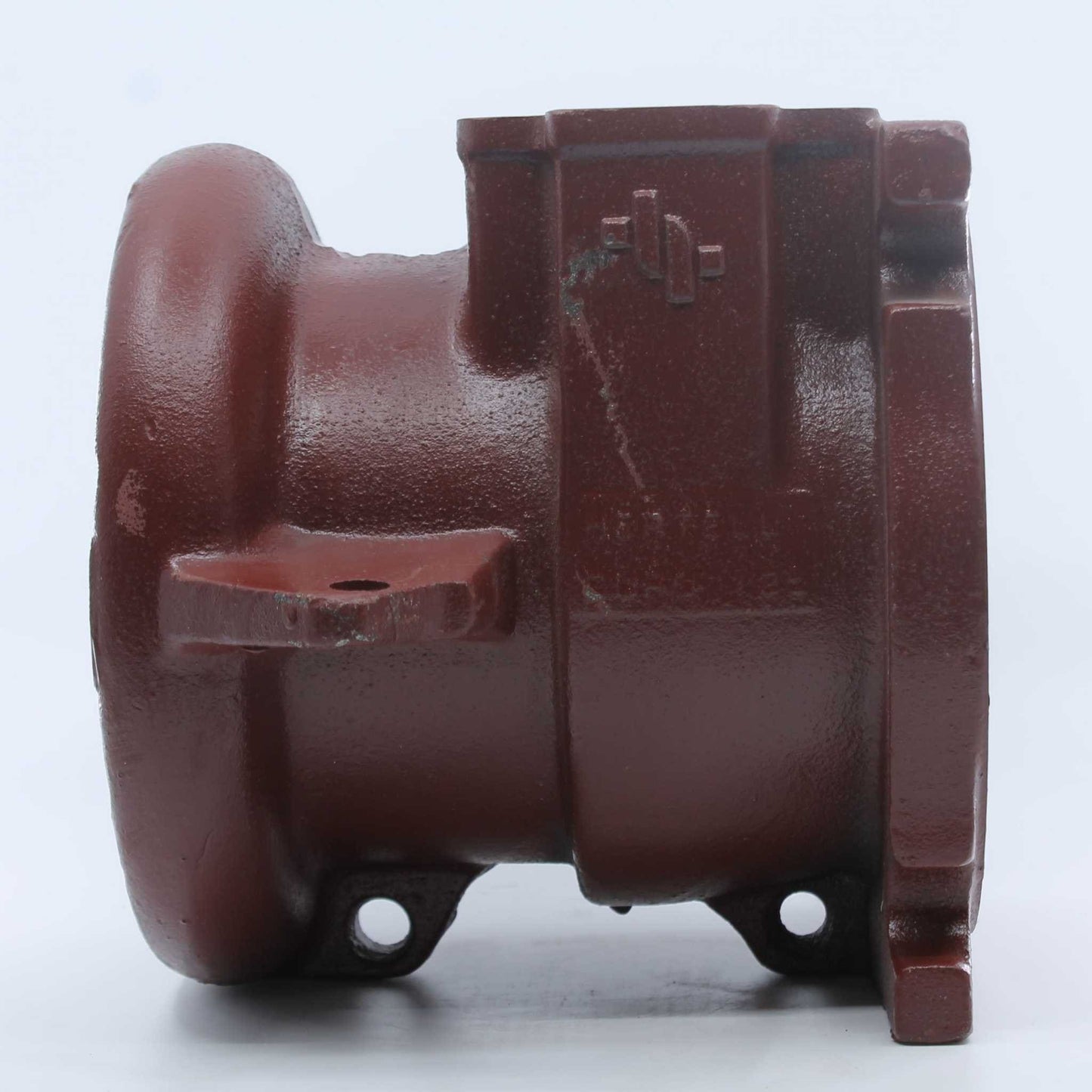 Base o cuerpo inferior Hertell Buru (modelo hembra) para tajadera de cisterna, apta para tubos de 125 mm (5 pulgadas).