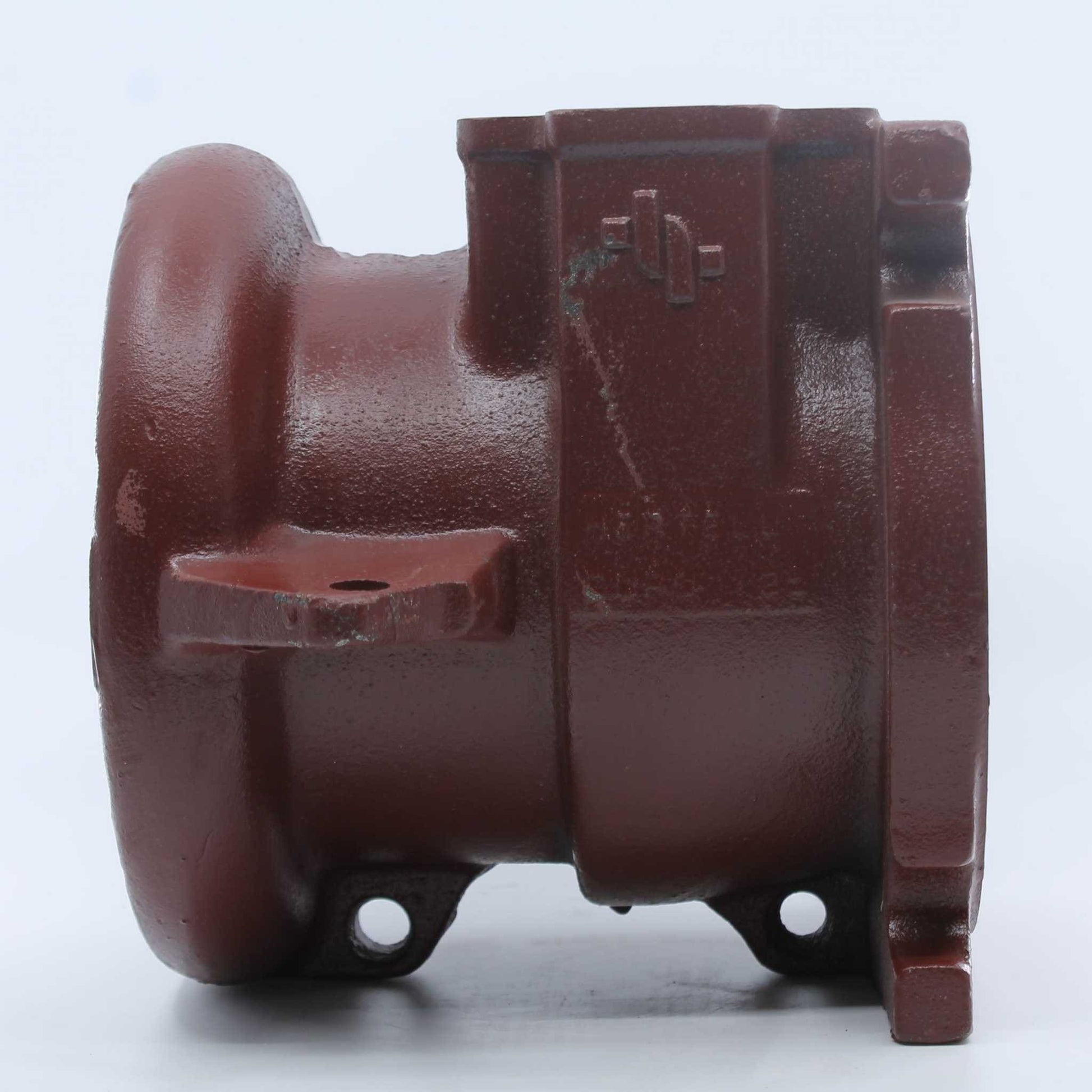 Base o cuerpo inferior Hertell Buru (modelo hembra) para tajadera de cisterna, apta para tubos de 125 mm (5 pulgadas).