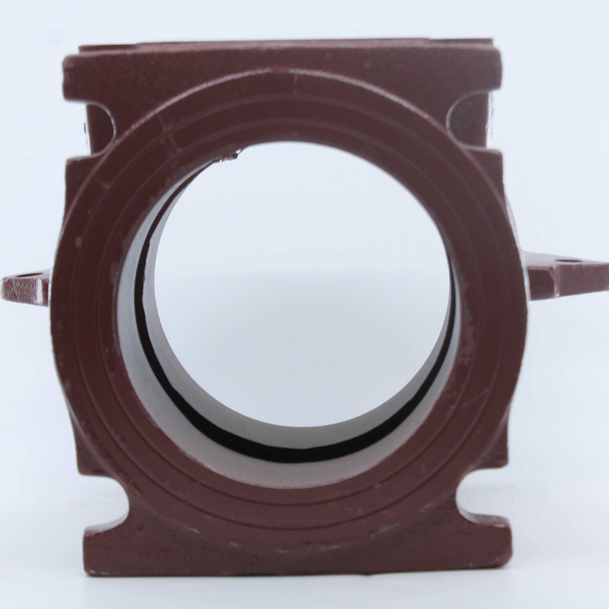 Base o cuerpo inferior Hertell Buru (modelo hembra) para tajadera de cisterna, apta para tubos de 125 mm (5 pulgadas).