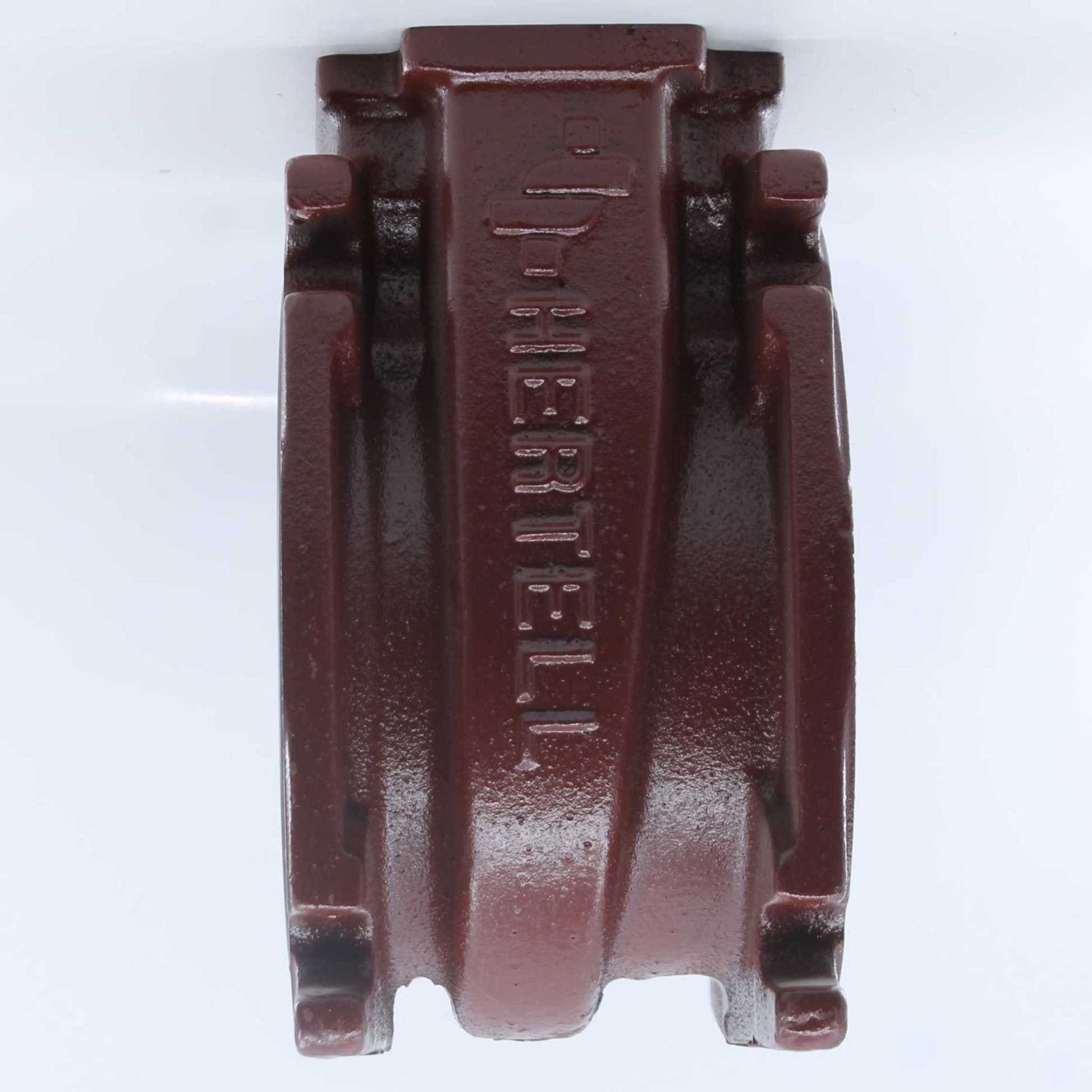 Base o cuerpo inferior Hertell Lau (modelo macho) para tajadera de cisterna, apta para tubos de 150 mm (6 pulgadas).