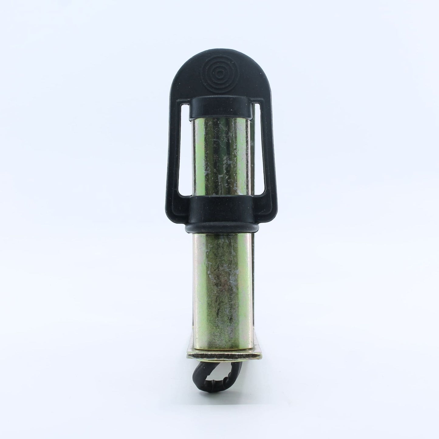 Base o soporte metálico para la instalación de luz rotativa o baliza de emergencia, diseñado para montaje lateral en tractores y maquinaria agrícola.
