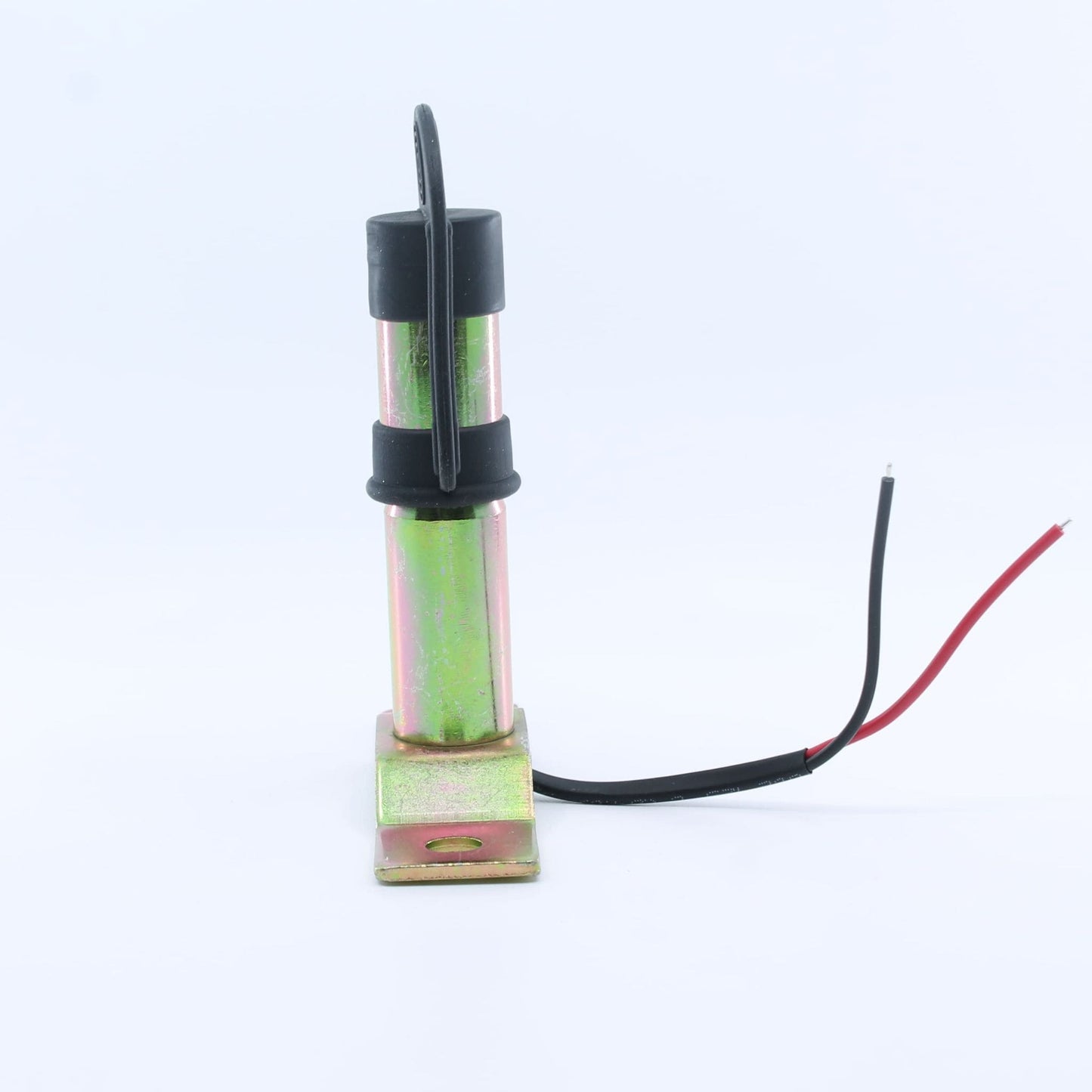 Base o soporte metálico para la instalación de luz rotativa o baliza de emergencia, diseñado para montaje vertical en tractores y maquinaria agrícola.