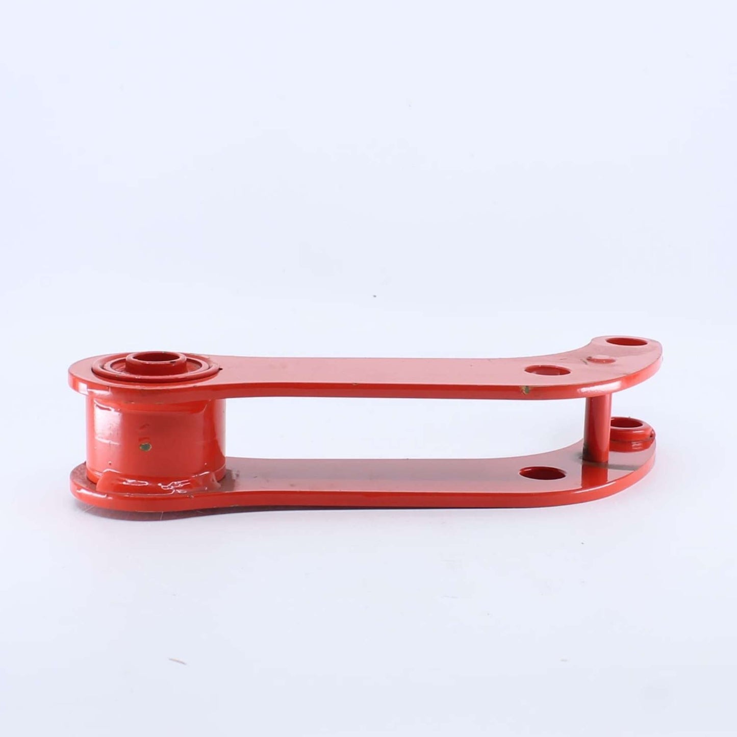 Biela antivibrante original Gaspardo Fiore ref. 12236600 en posición 9 TAV 040. Brazo oscilante de acero rojo con casquillo silentblock para absorber vibraciones.