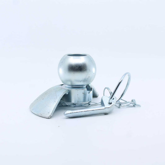 Bola de enganche rápido con oreja y guía para Categoría 2. Diámetro interior 28,4 mm y exterior 56 mm.