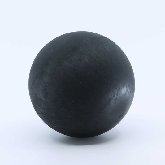 Bola o pelota de goma Riv de 100 mm para válvula de sifón de cisterna de purín. Repuesto de alta resistencia para sistemas de seguridad y vacío.