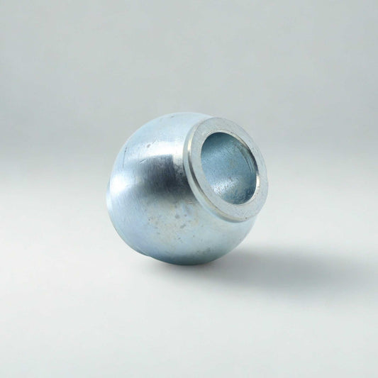 Bola de enganche rápido para tercer punto Categoría 2. Diámetro interior 28,4 mm, exterior 60 mm y altura 50 mm.