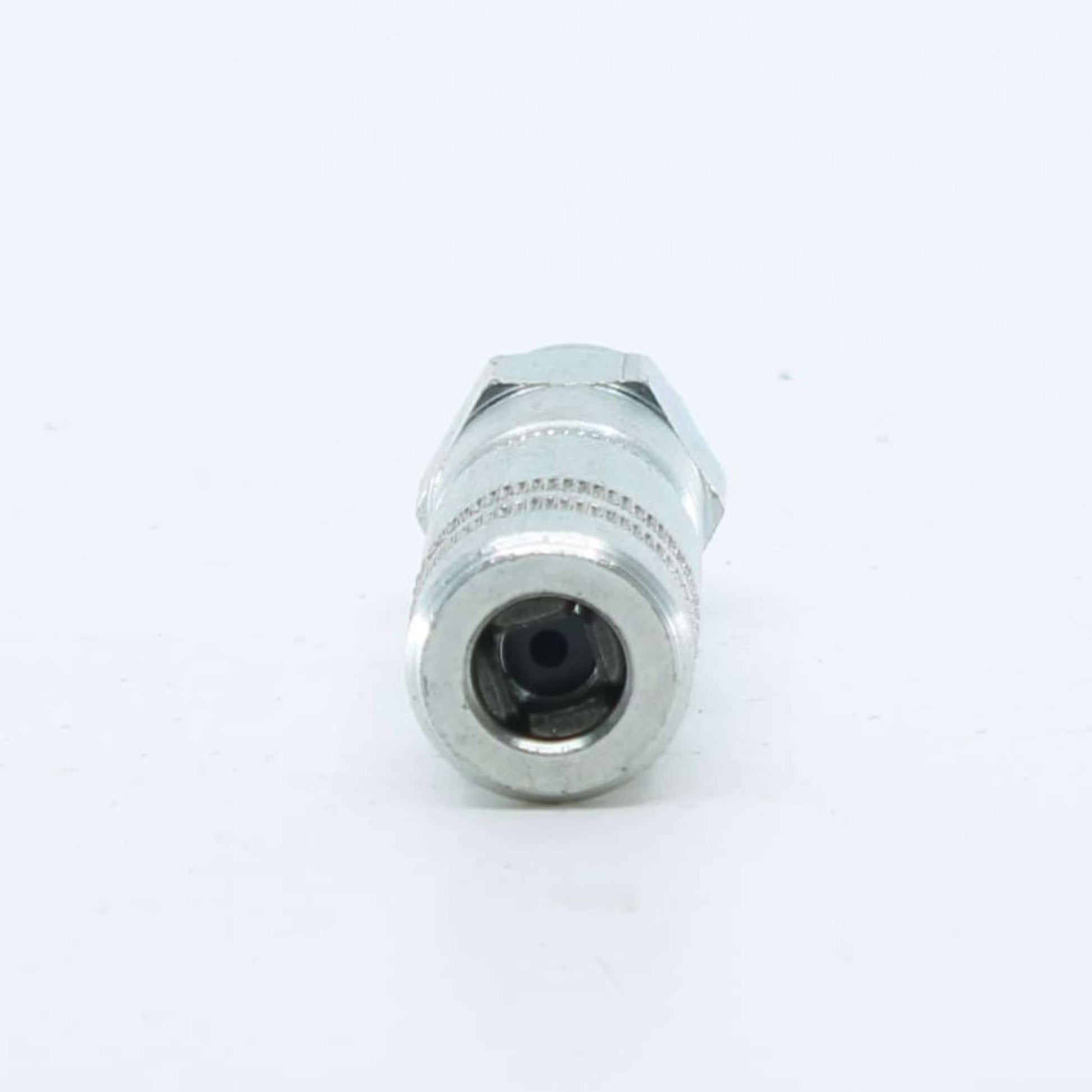 Boquilla de engrase hidráulica de 4 garras (grapas) con válvula de retención. Cabezal de engrase reforzado M10x1 para bombas manuales.