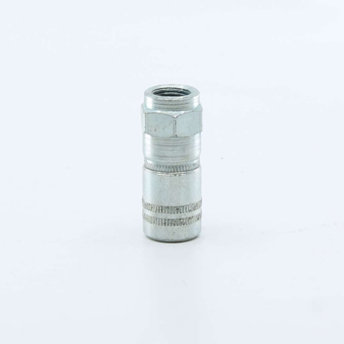 Boquilla de engrase hidráulica de 4 garras (grapas) con válvula de retención. Cabezal de engrase reforzado M10x1 para bombas manuales.