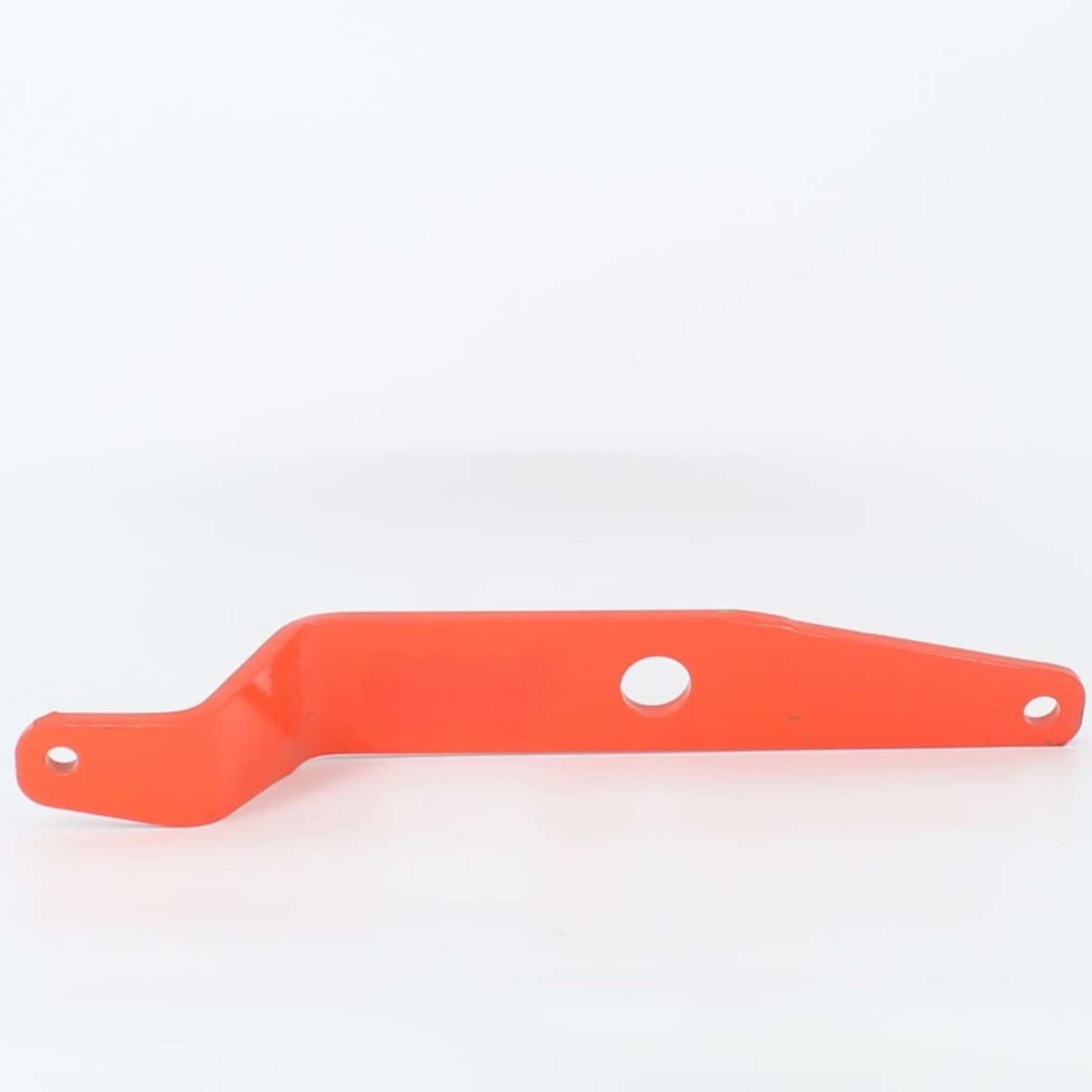 Brazo levantamiento corto original Gaspardo ref. 12217610 en posición 4. Pletina de elevación de acero rojo con quiebro para modelos FBR.