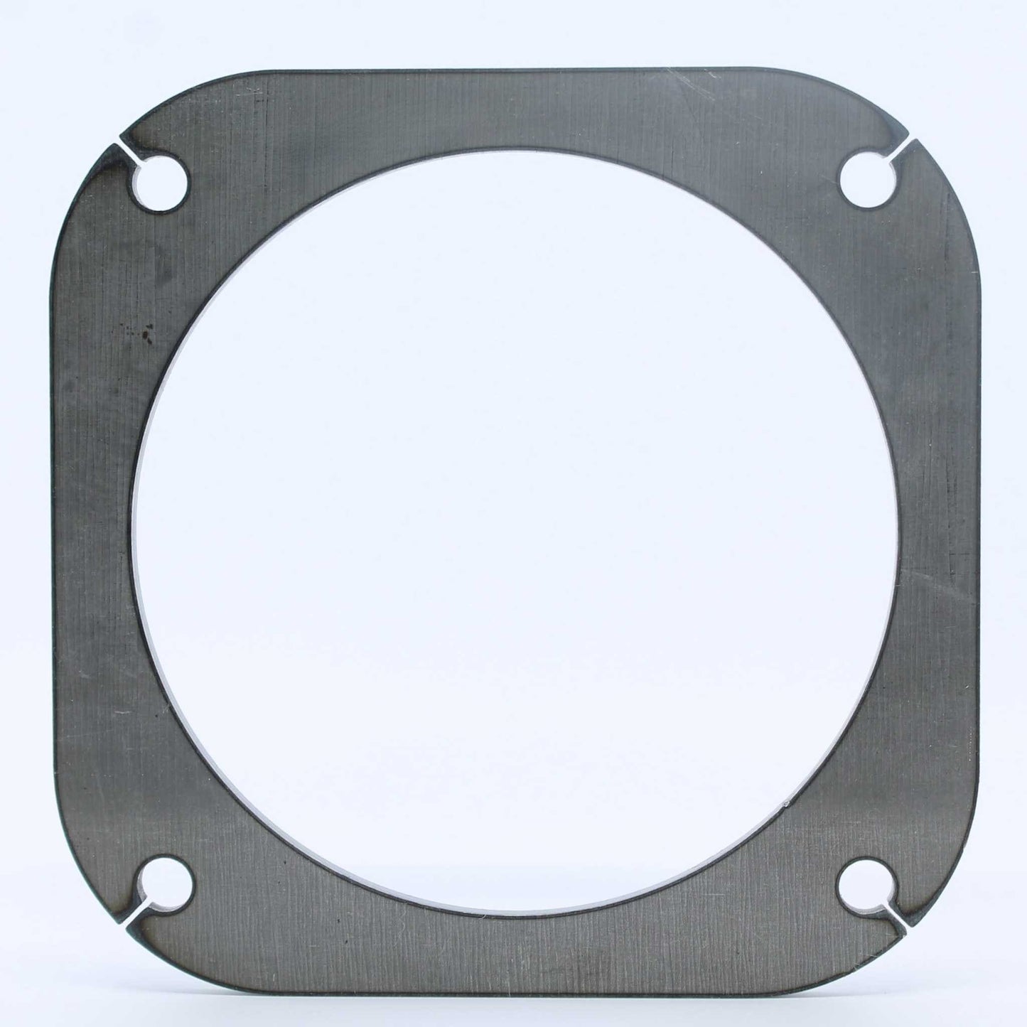 Brida cuadrada de hierro de la marca Riv para tajaderas o compuertas de 200 mm (8 pulgadas).