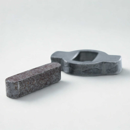 Conjunto de chaveta y horquilla para depresores Battioni Pagani. Recambio original de alta resistencia.