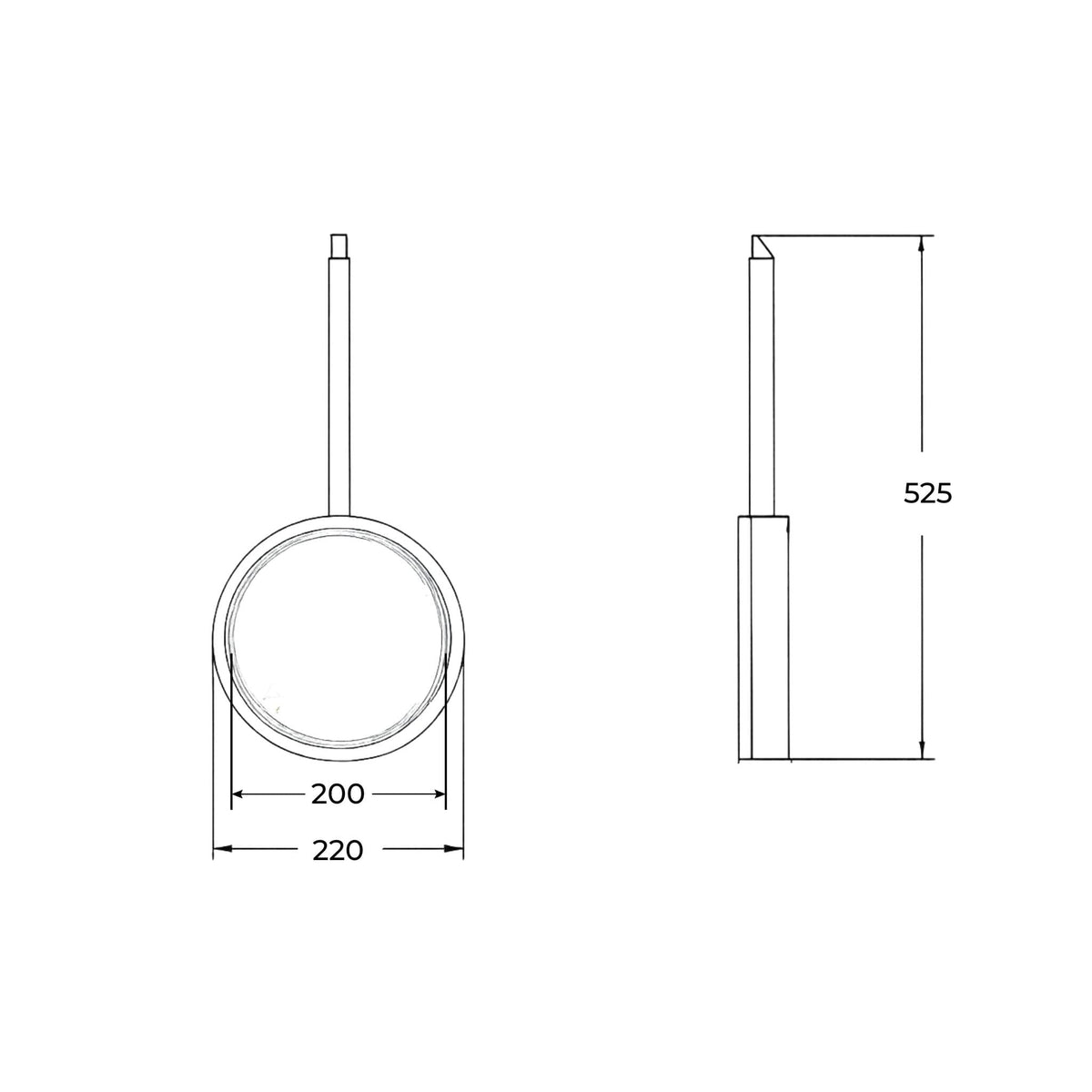 Compuerta de tajadera de paso total Hertell de 200 milímetros (8 pulgadas), ideal para cubas y cisternas de riego y purín. Válvula de cierre rápido, fabricada en fundición.
