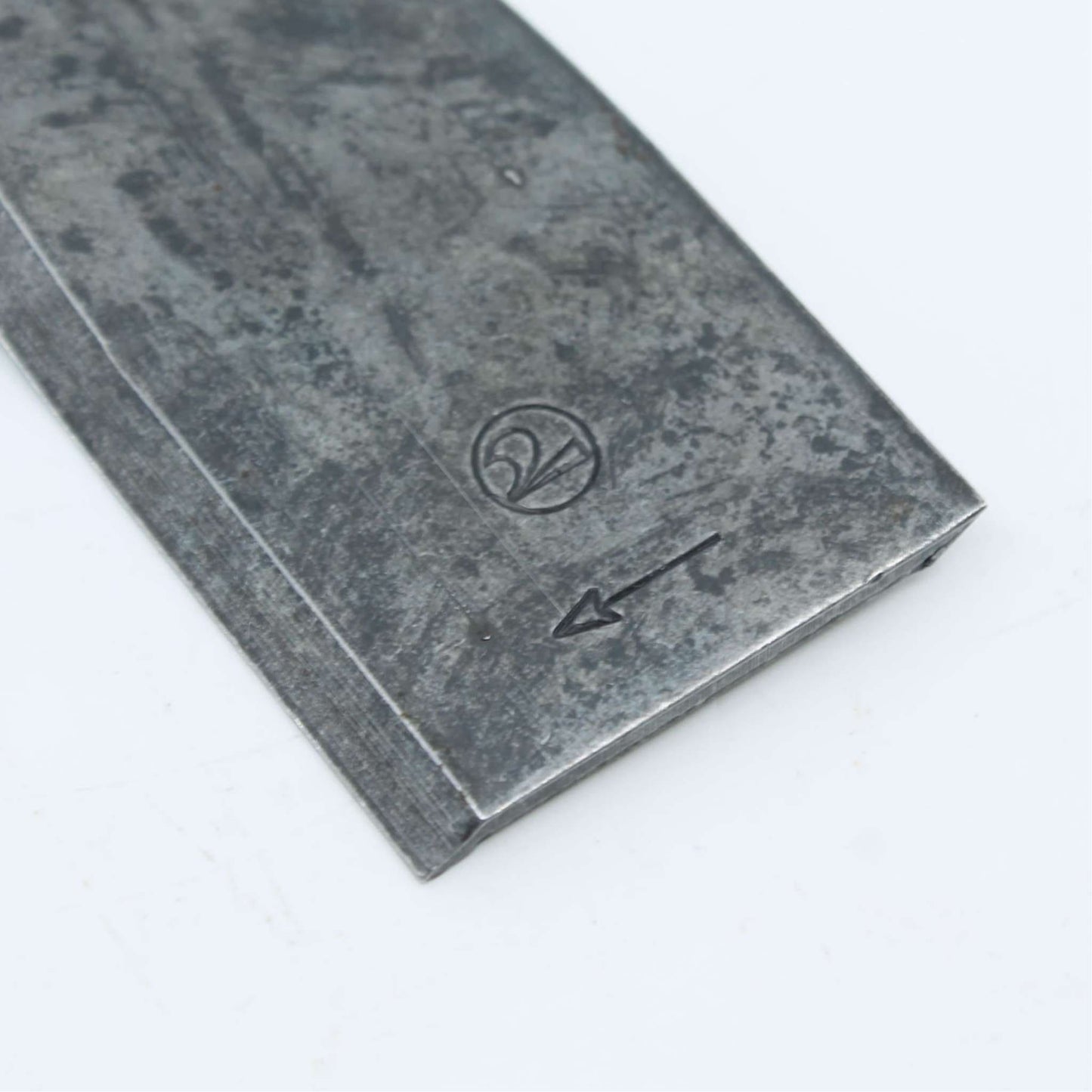 Cuchilla de corte derecha adaptable para segadora BCS. Giro horario, referencia 580290955 y medidas 100 x 40 mm.