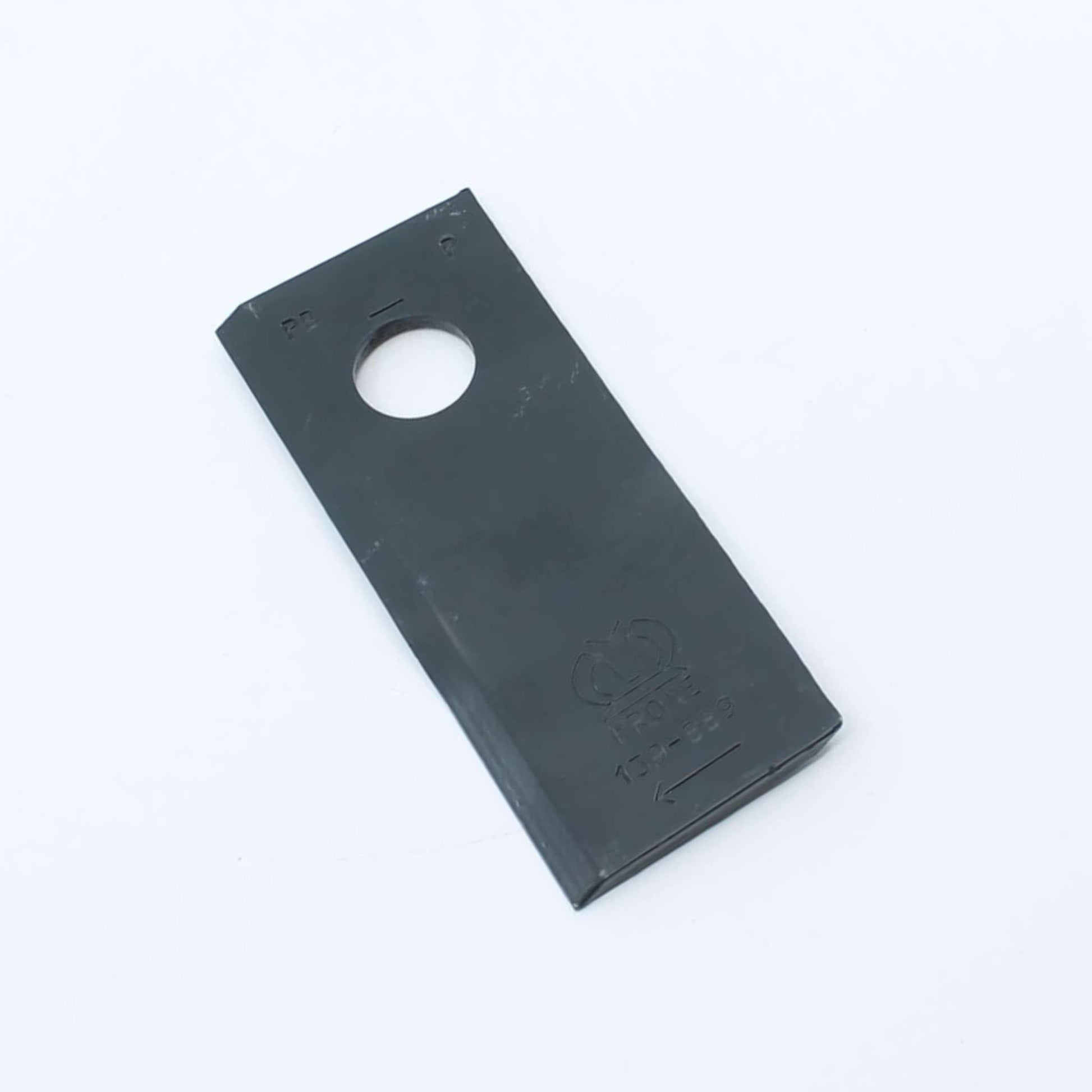 Cuchilla de corte original Krone derecha con troquelado de marca. Giro horario, referencia 1398894 para series X-Disc, BiG M y AMT.