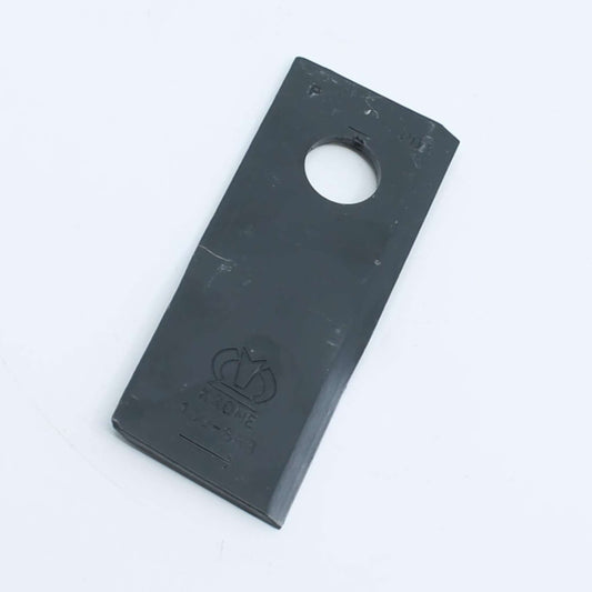 Cuchilla de corte original Krone izquierda con troquelado de marca. Giro antihorario, referencia 1398884 para series X-Disc, BiG M y AMT.