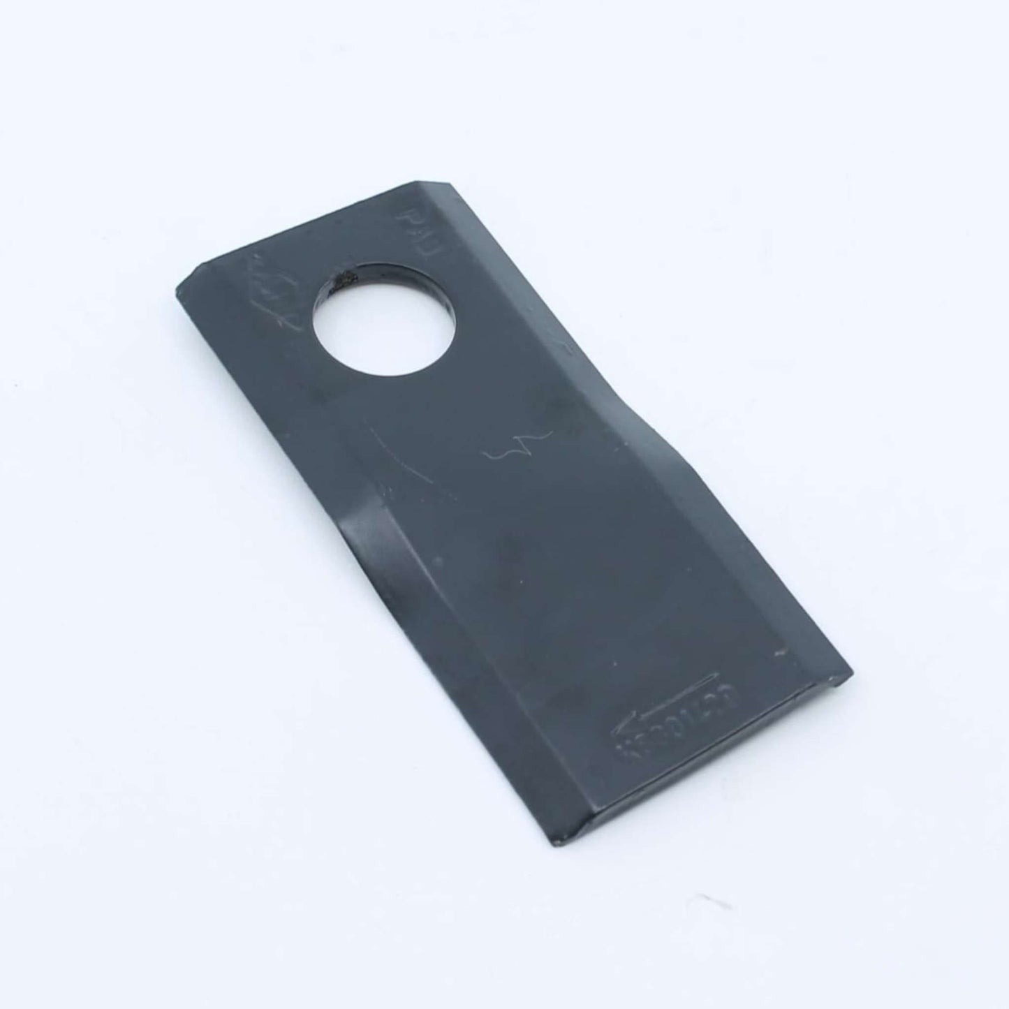 Cuchilla de corte original Kuhn derecha con troquelado de marca. Giro horario, referencia K6801420 para segadoras GMD y FC.