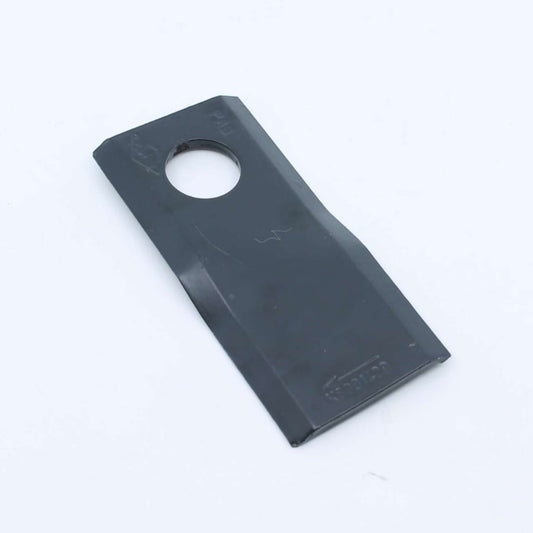 Cuchilla de corte original Kuhn derecha con troquelado de marca. Giro horario, referencia K6801420 para segadoras GMD y FC.