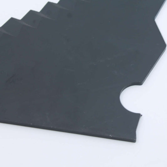 Cuchilla dentada de 5 mm para remolque Pöttinger Europrofi, Torro y Jumbo. Referencia 00434126 y Menke 48076.
