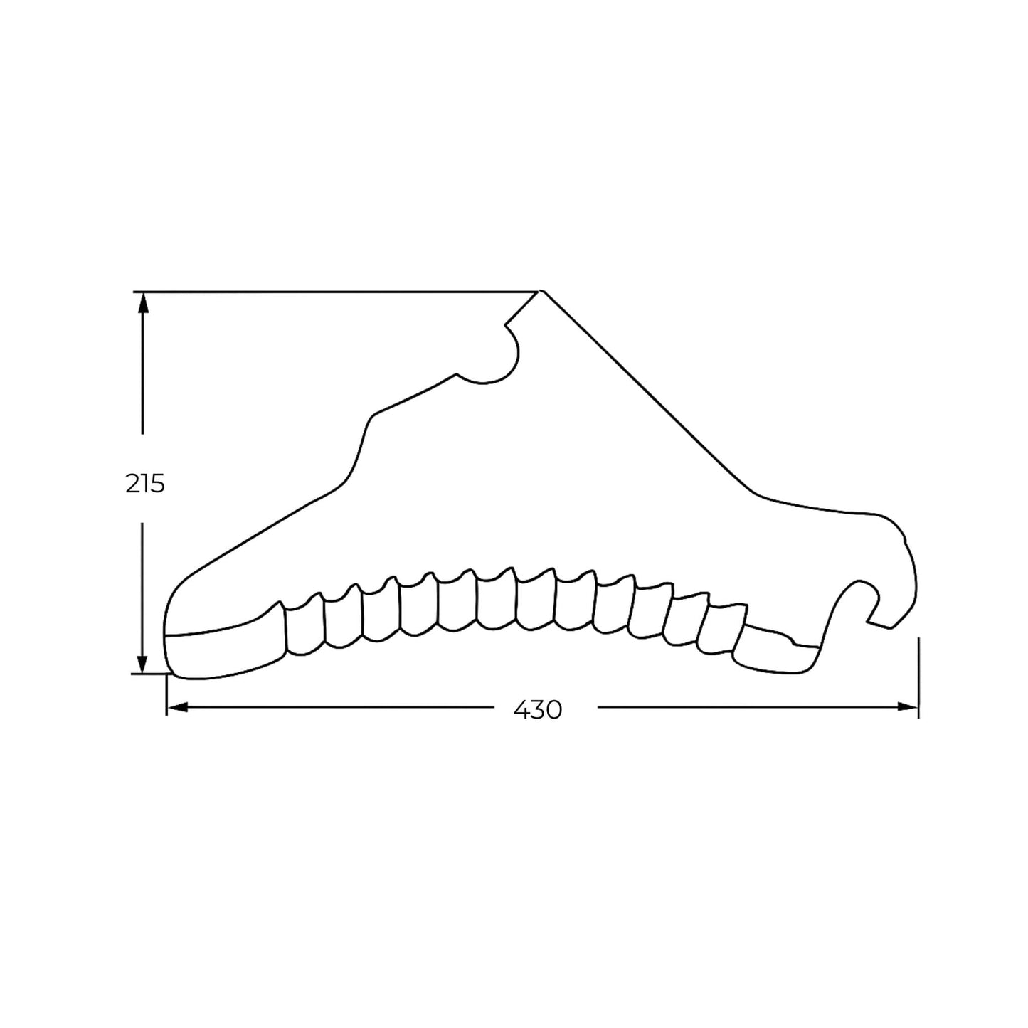 Cuchilla dentada de 5 mm para remolque Pöttinger Europrofi, Torro y Jumbo. Referencia 00434126 y Menke 48076.