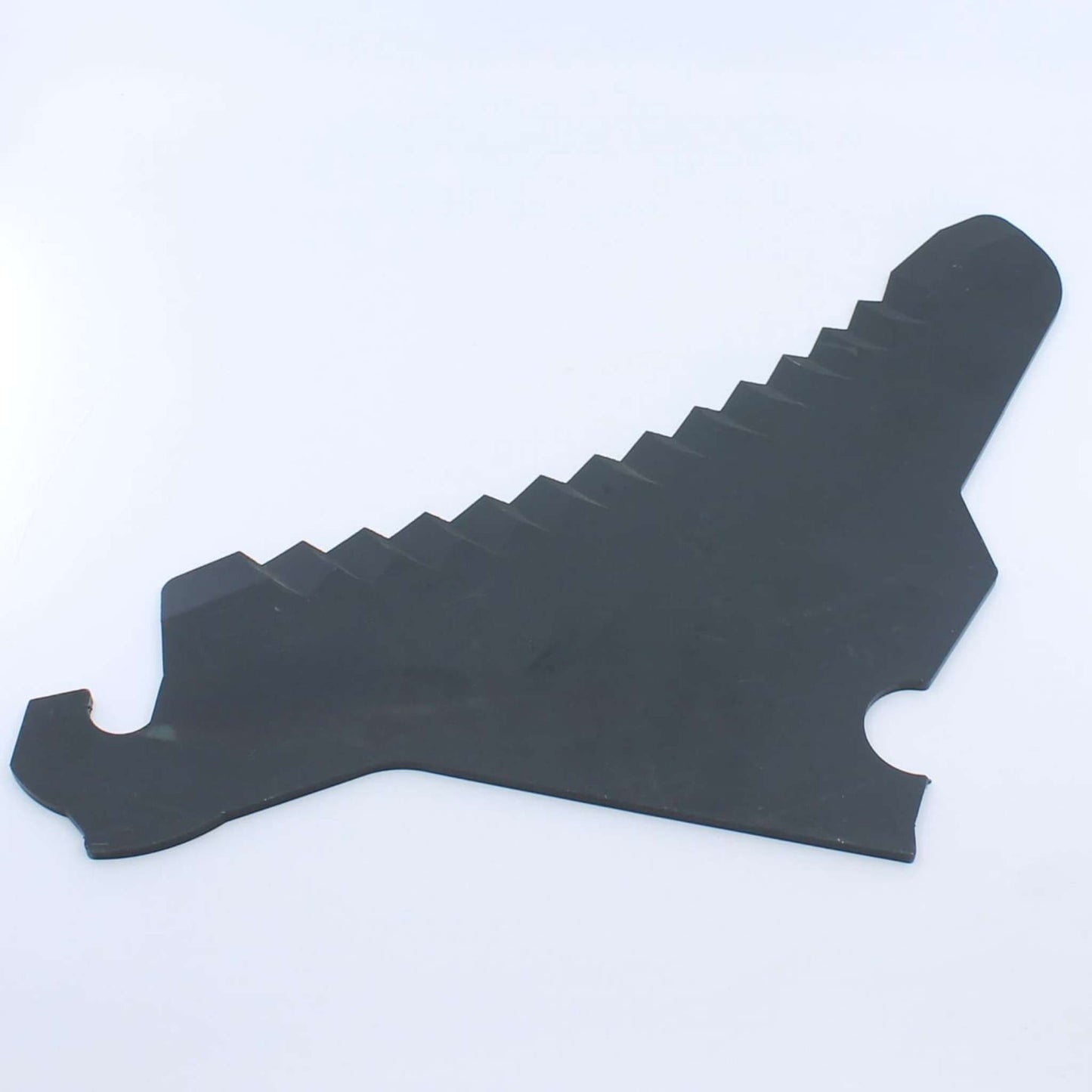 Cuchilla dentada de 5 mm para remolque Pöttinger Europrofi, Torro y Jumbo. Referencia 00434126 y Menke 48076.