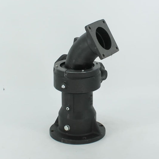 Cuerpo o base inferior Riv de fundición para cañón de riego hidráulico de cisterna de purín de 4 pulgadas.
