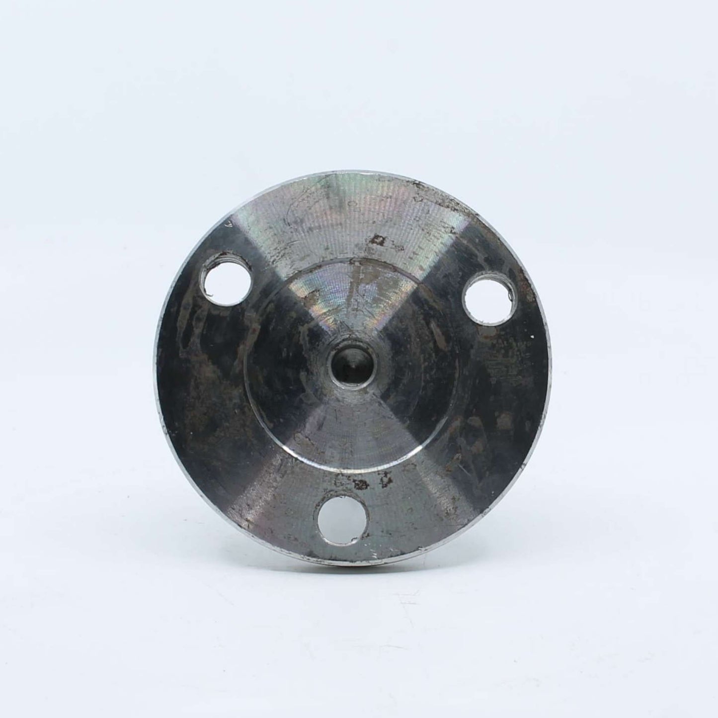 Eje estriado de 1 3/8 pulgadas con plato de fijación de 3 orificios para toma de fuerza de tractores Fiat y New Holland. Referencias originales 5186802 y 5149243.
