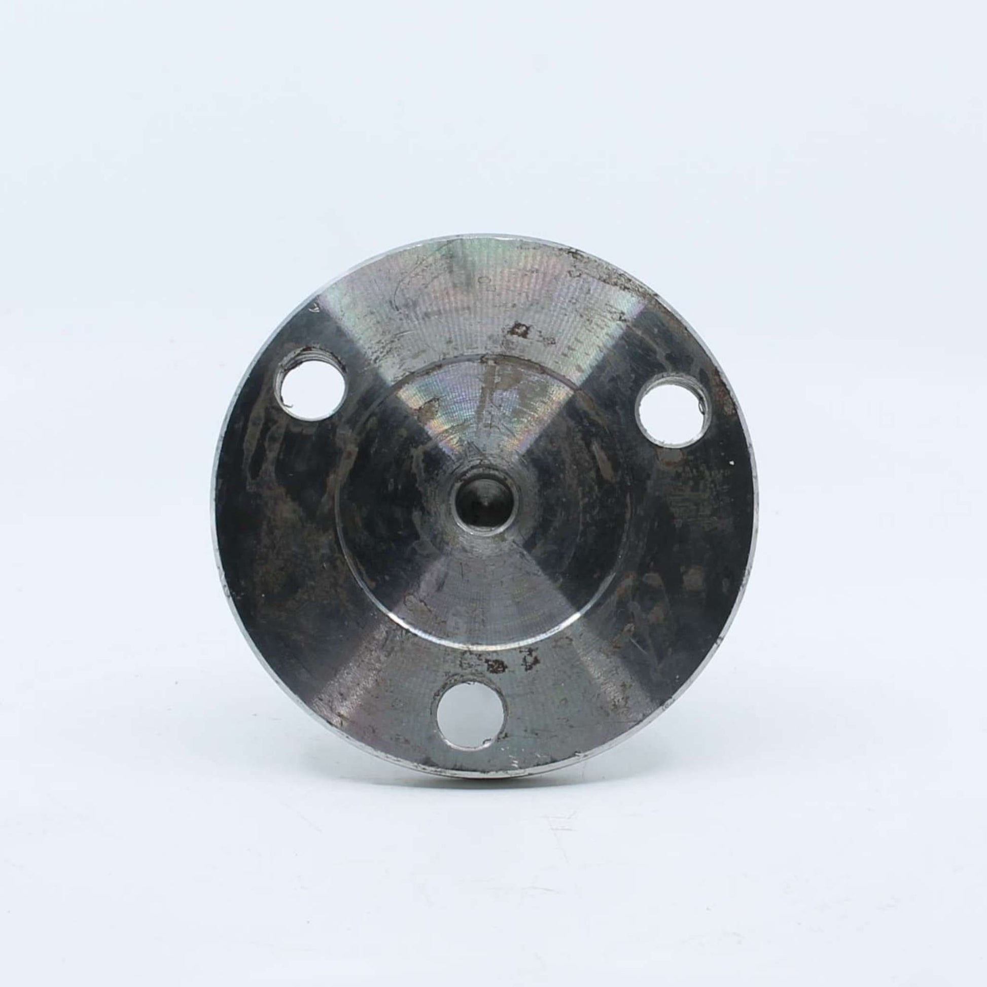 Eje estriado de 1 3/8 pulgadas con plato de fijación de 3 orificios para toma de fuerza de tractores Fiat y New Holland. Referencias originales 5186802 y 5149243.