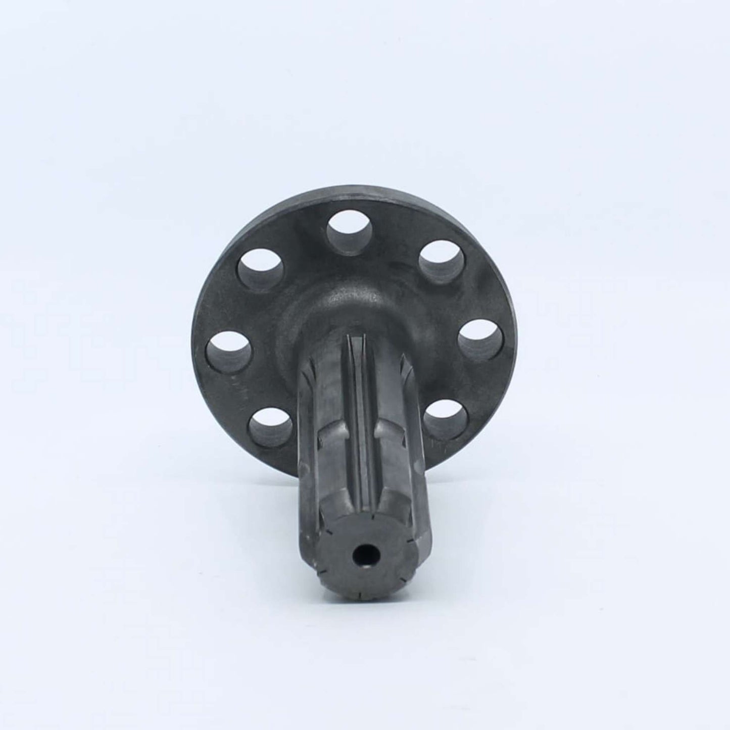 Eje estriado de 1 3/8 pulgadas Z6 con plato de 8 orificios para toma de fuerza de tractores Same, Deutz-Fahr y otros. Referencia 4417388.