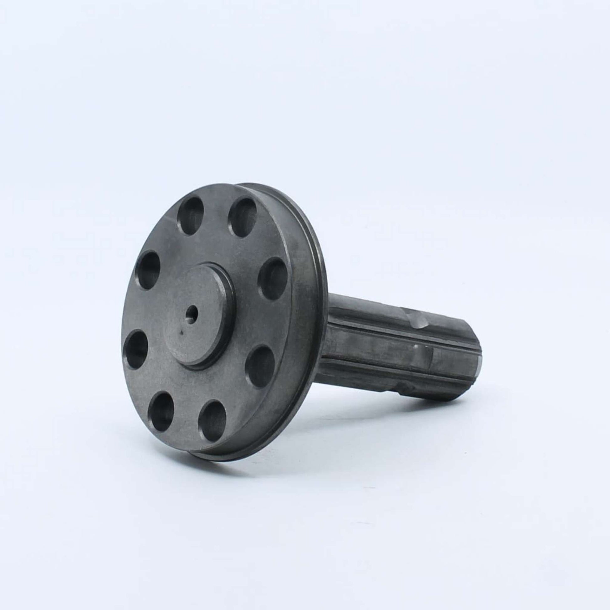 Eje estriado de 1 3/8 pulgadas Z6 con plato de 8 orificios para toma de fuerza de tractores Same, Deutz-Fahr y otros. Referencia 4417388.